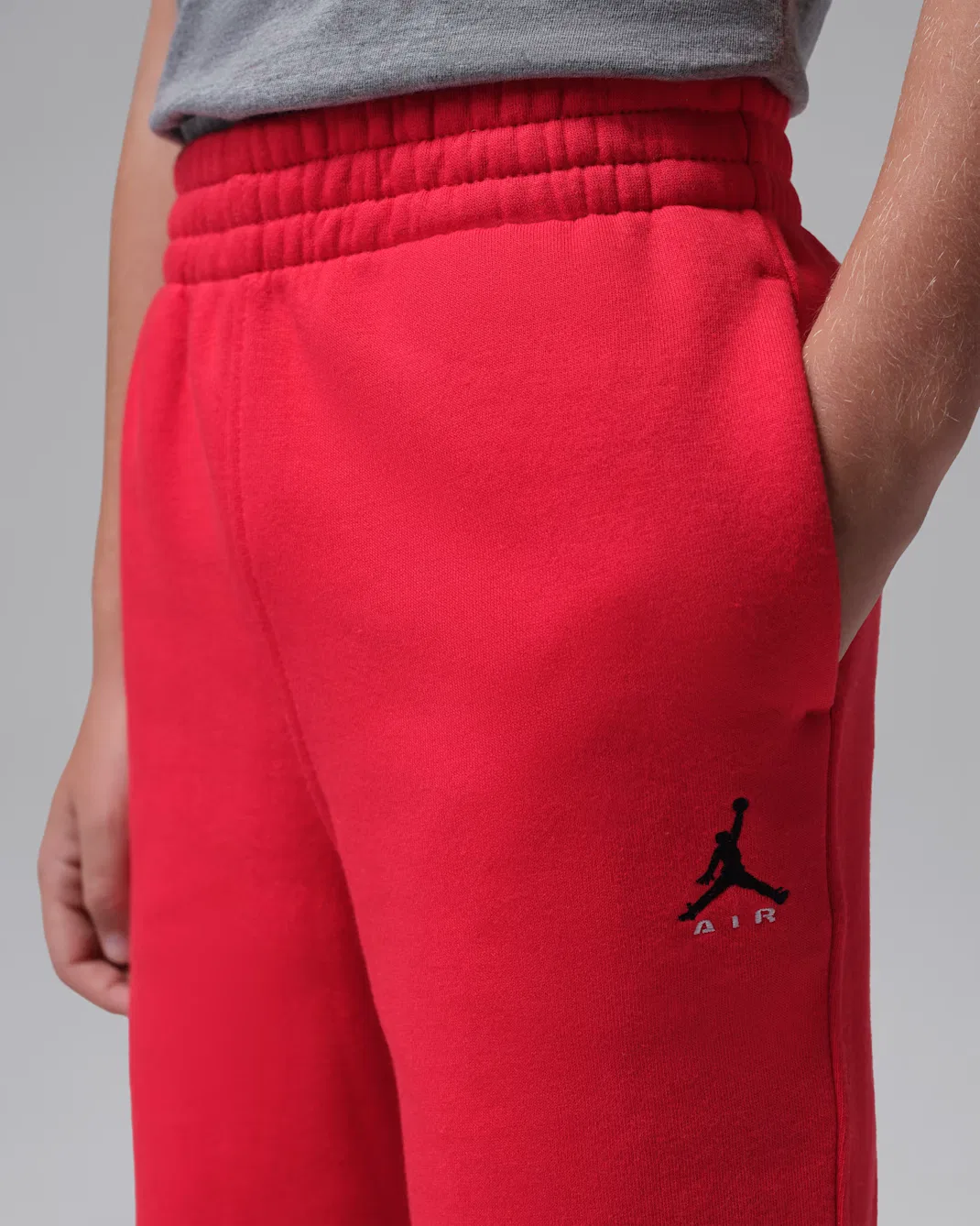 Детские спортивные штаны Jordan Brooklyn Fleece, University Red — фото 3