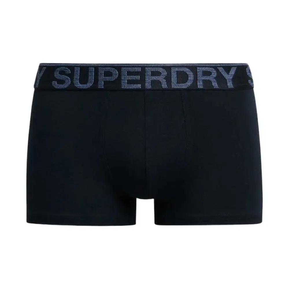 Комплект боксеров 3 шт Superdry, синий — фото 2