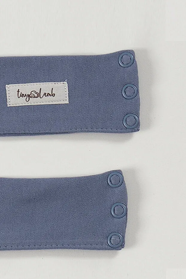 Детское боди для новорожденных хлопковый комплект 2 шт Basics Tinylamb, Blue — фото 3