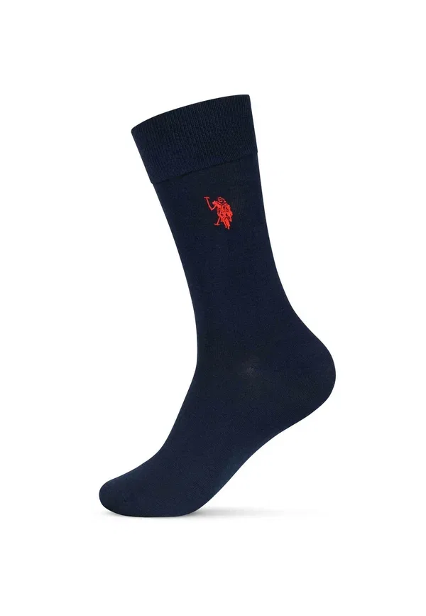 Носки дышащие Uszaayn U.S. Polo Assn., navy, royal, rot, темно-синий — фото 2
