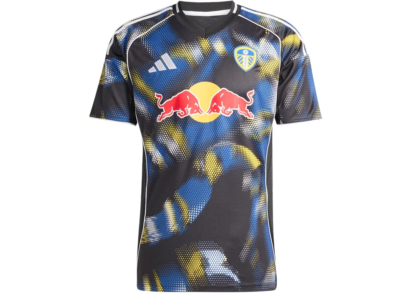 Мужская футбольная футболка Adidas Leeds United FC 25/26 Third Jersey, Multicolor White