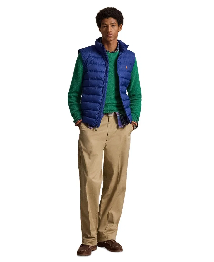 Мужской жилет утепленный с капюшоном The Colden Packable Down Vest Polo Ralph Lauren, Blue Yacht — фото 2
