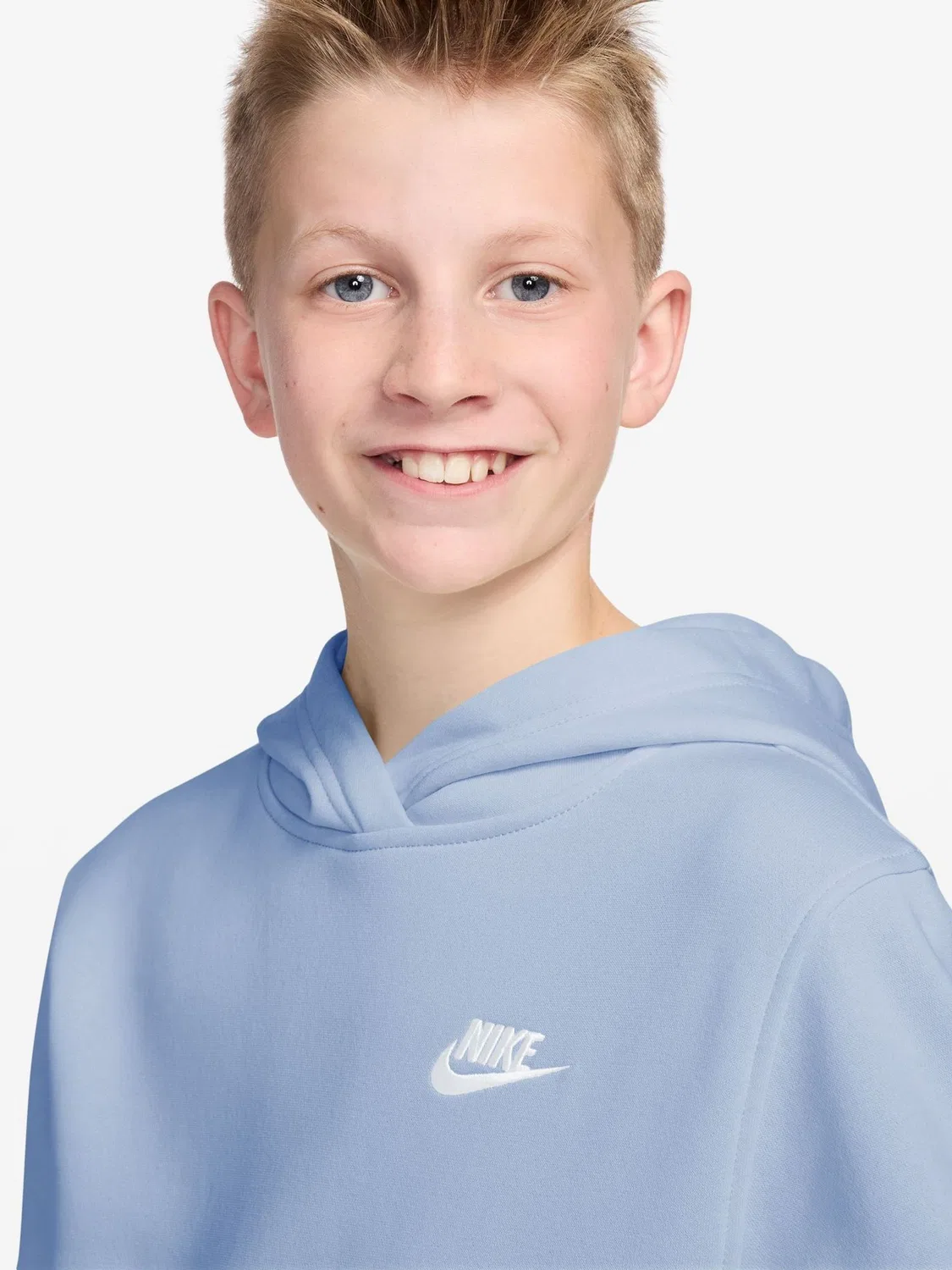 Худи Nike Club Fleece, гидрагеновый синий — фото 3