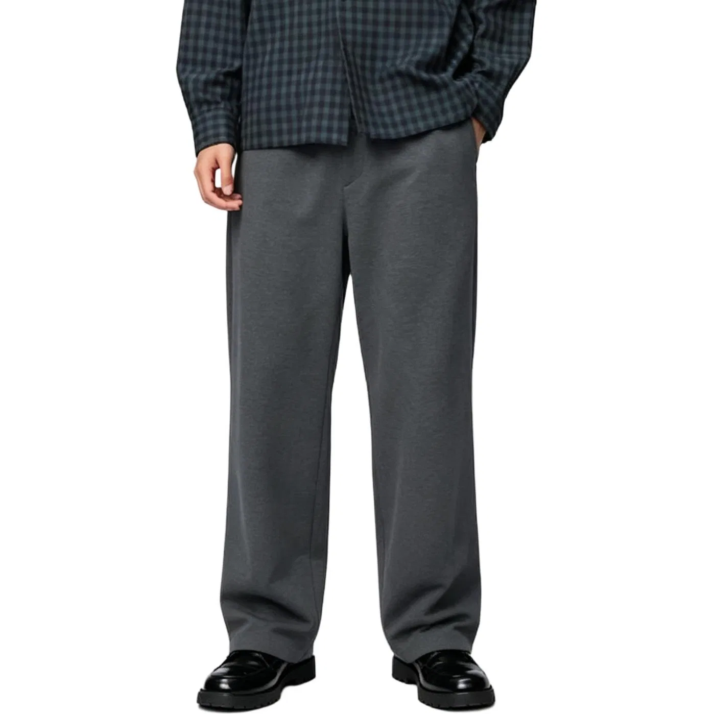 Мужские трикотажные спортивные штаны Dark Gray UNIQLO