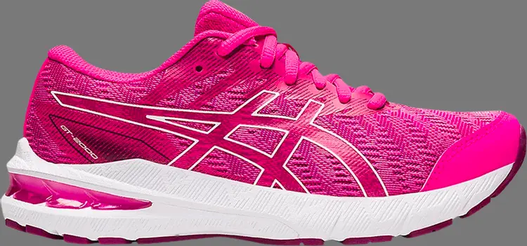 

Кроссовки gt 2000 10 gs 'pink glow white' Asics, розовый