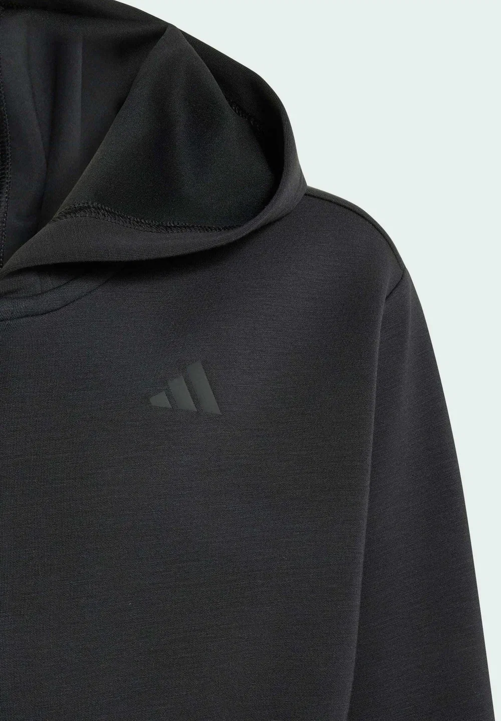 Детская толстовка Adidas на молнии - спортивная куртка-худи Adidas Sportswear, Black — фото 3