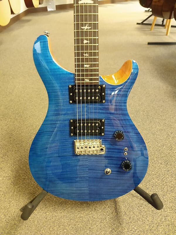 

Новый PRS Paul Reed Smith SE Custom 24-08 Faded Blue с чехлом PRS SE