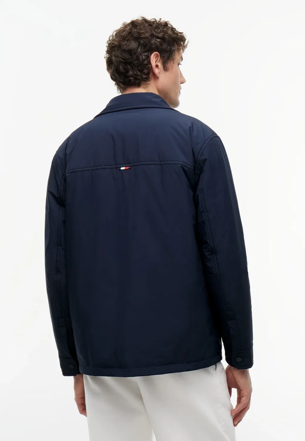Складная легкая рубашка-куртка - летняя куртка Tommy Hilfiger, Navy Blue — фото 3