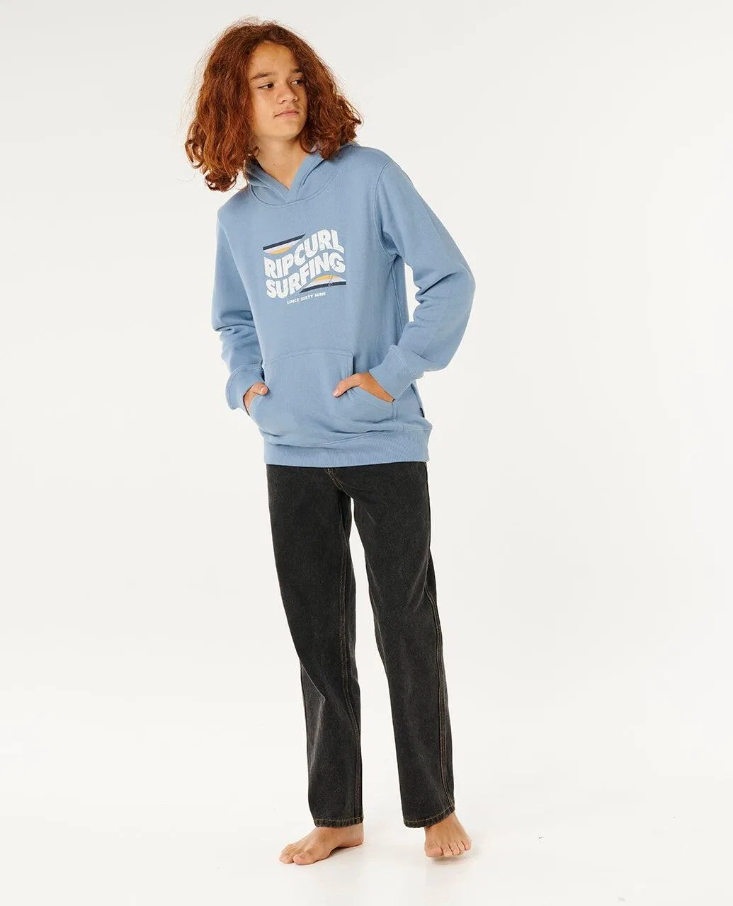 Детское худи для мальчиков Streamline Hood Rip Curl, Jeansblau — фото 3