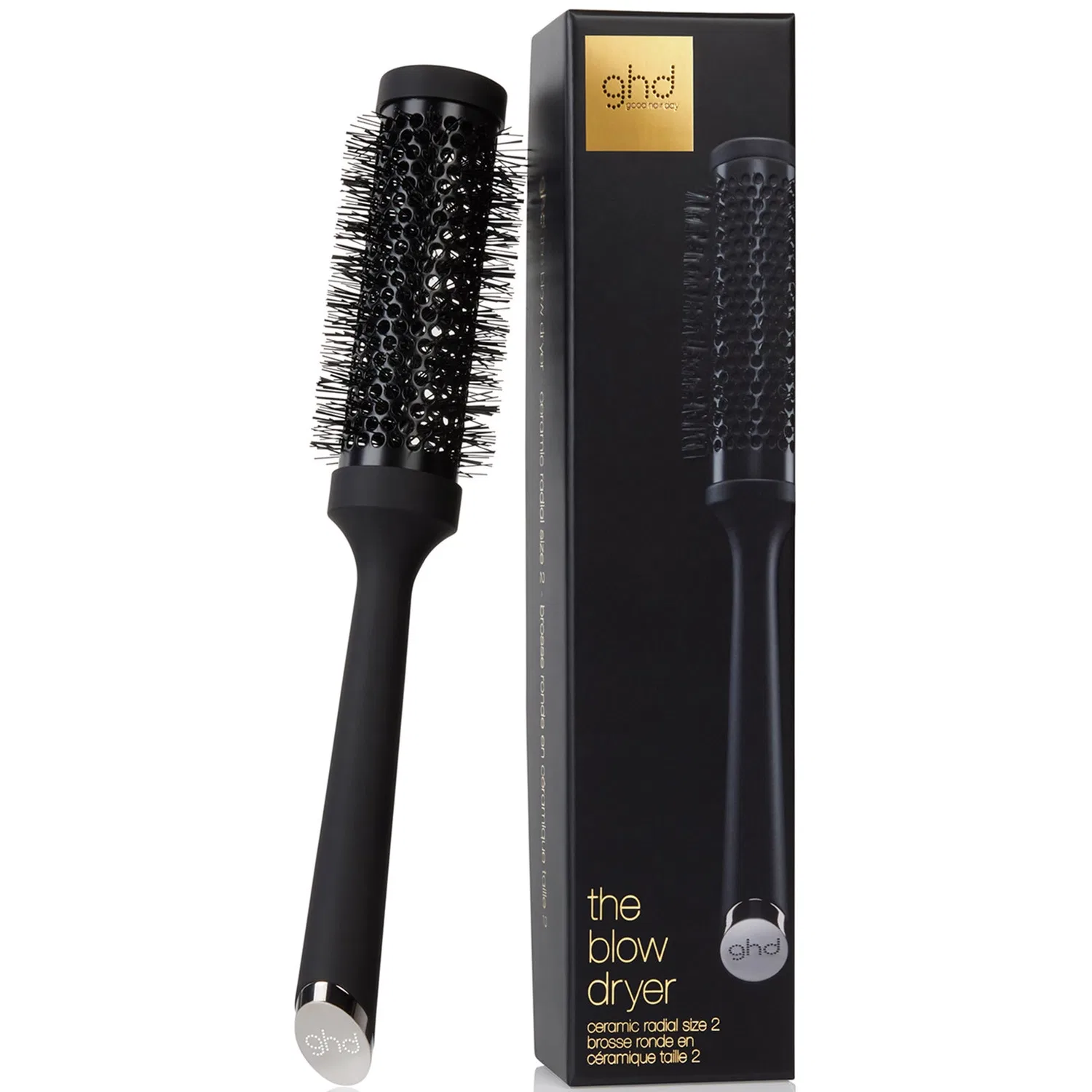 Щетка для укладки волос с керамическим покрытием, модель The Blow Dryer Ceramic Radial Hair Brush Size 2 35mm, ghd — фото 2