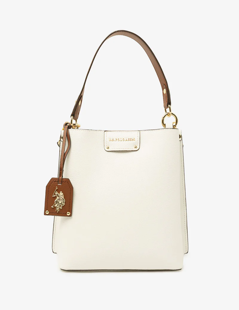 

Сумка U.S. Polo Assn Solid Bucket With Crossbody Strap, бежевый