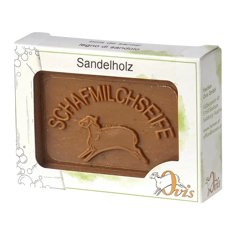 Мыло твердое Sheep Milk Soap, luterna, 1 шт, 100 г, Sandalwood
