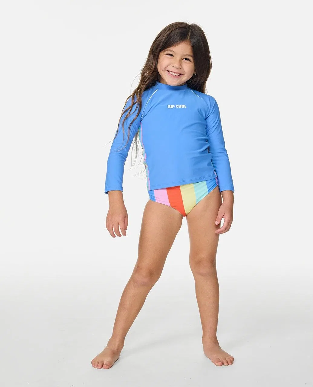 Детская футболка для девочек с принтом Sunshine Revival Rip Curl, Blau — фото 3