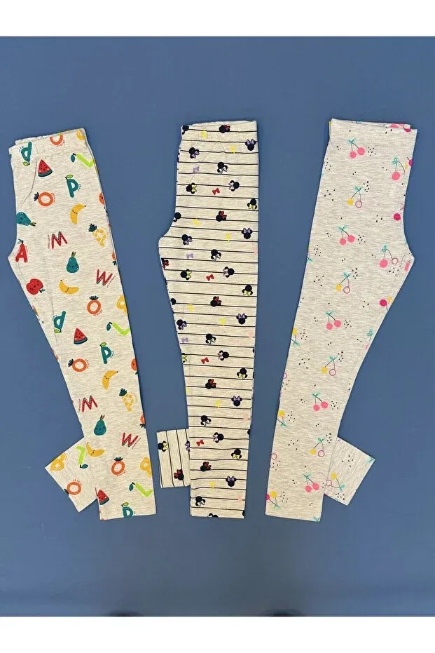 Детские леггинсы для девочек с принтом набор Baby Ella'S, Multicolored