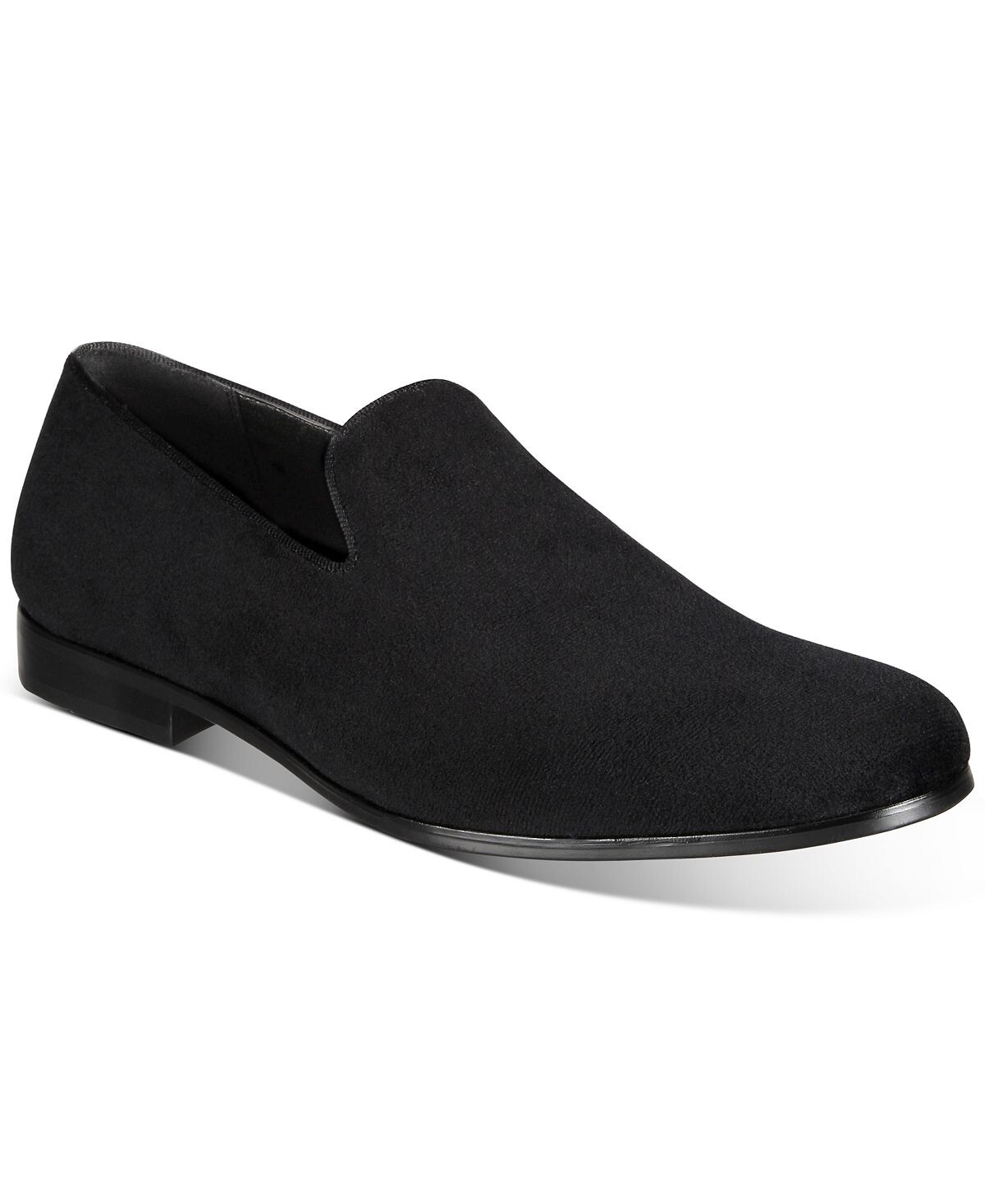 

Мужские лоферы zion smoking slipper, созданные для macy's Alfani, черный