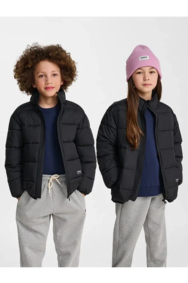 Детская куртка для девочек с капюшоном Hummel, Black
