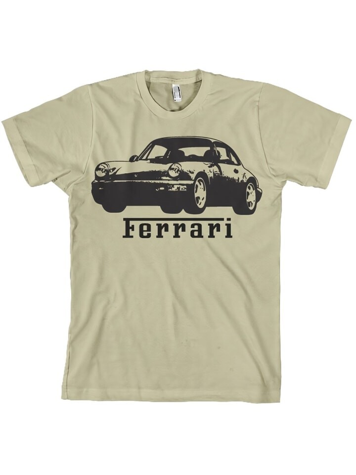 

Футболка Ferrari, хаки