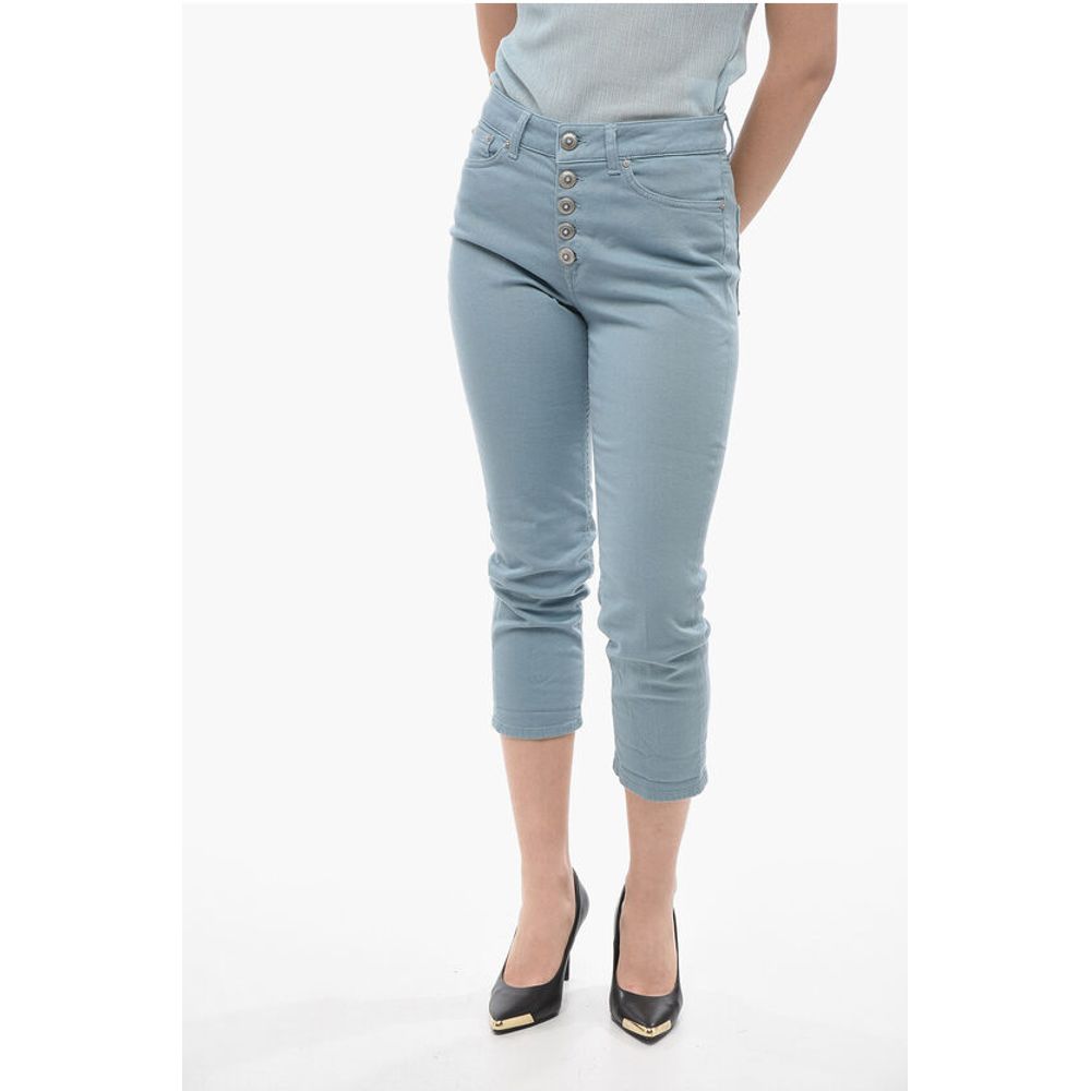 

Синие хлопковые брюки Dondup, Blue