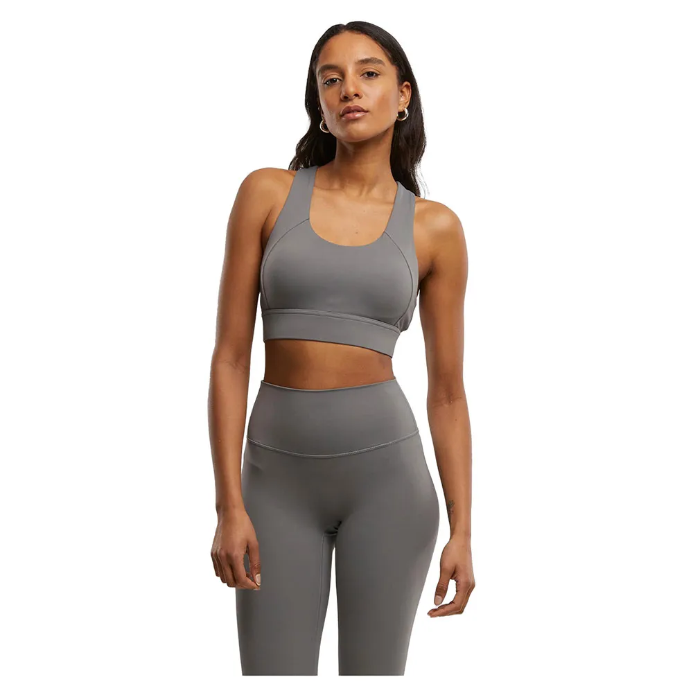 

Спортивный бюстгальтер Urban Classics TB7805 sports bra, серый