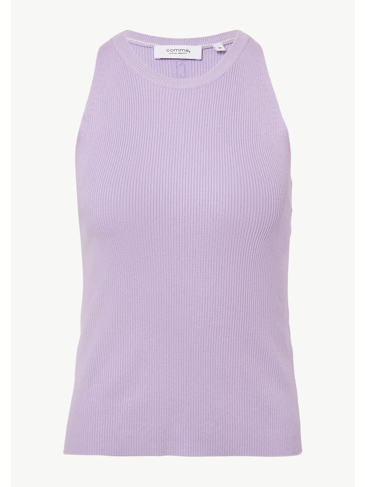 

Comma Вязаный жилет цвета 4818_сиреневый