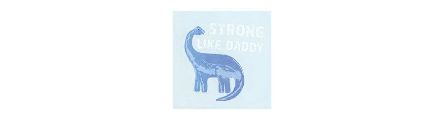 Комплект из трех мягких хлопковых боди Hudson Baby, Family Dino — фото 4