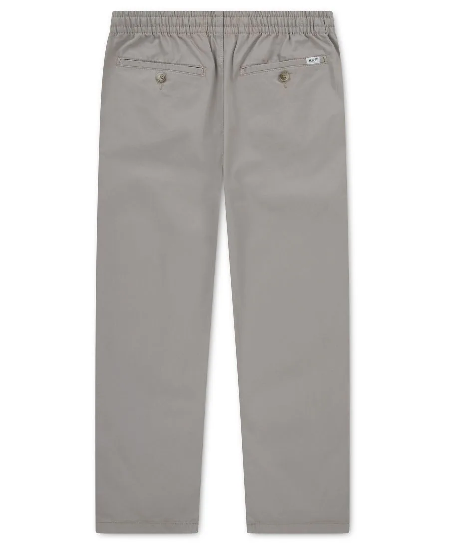 Детские свободные брюки-чиносы на резинке Abercrombie kids, Simply Taupe — фото 2