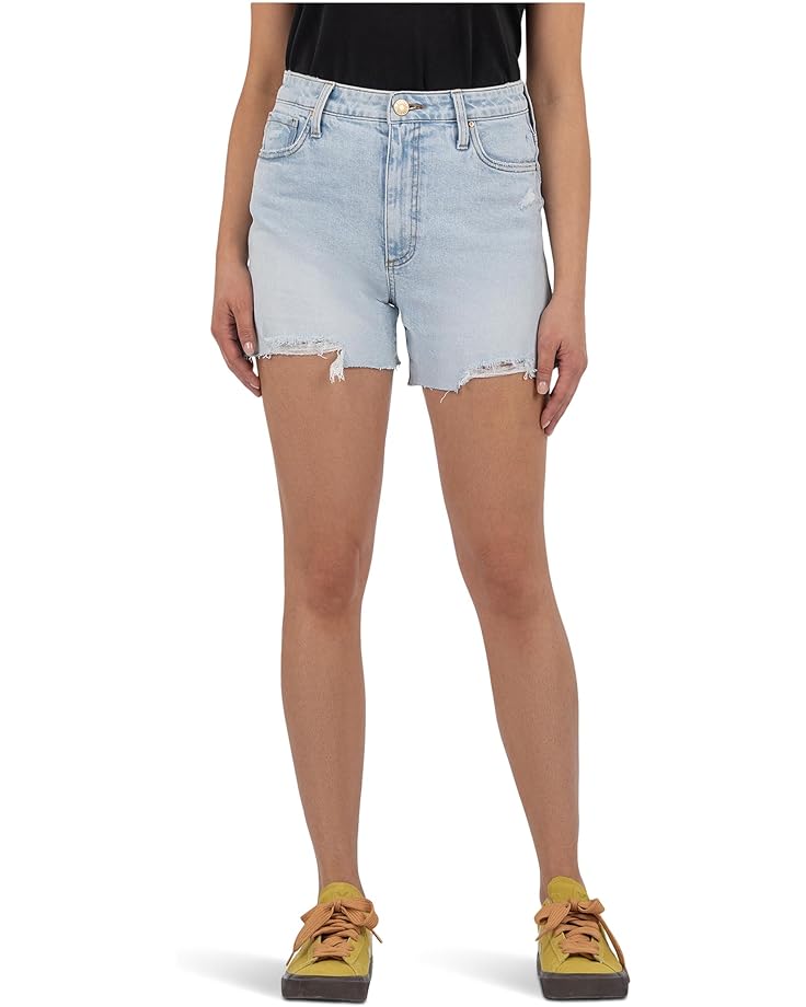

Шорты KUT from the Kloth Taylor High-rise Shorts With Raw Hem, цвет Wisdom