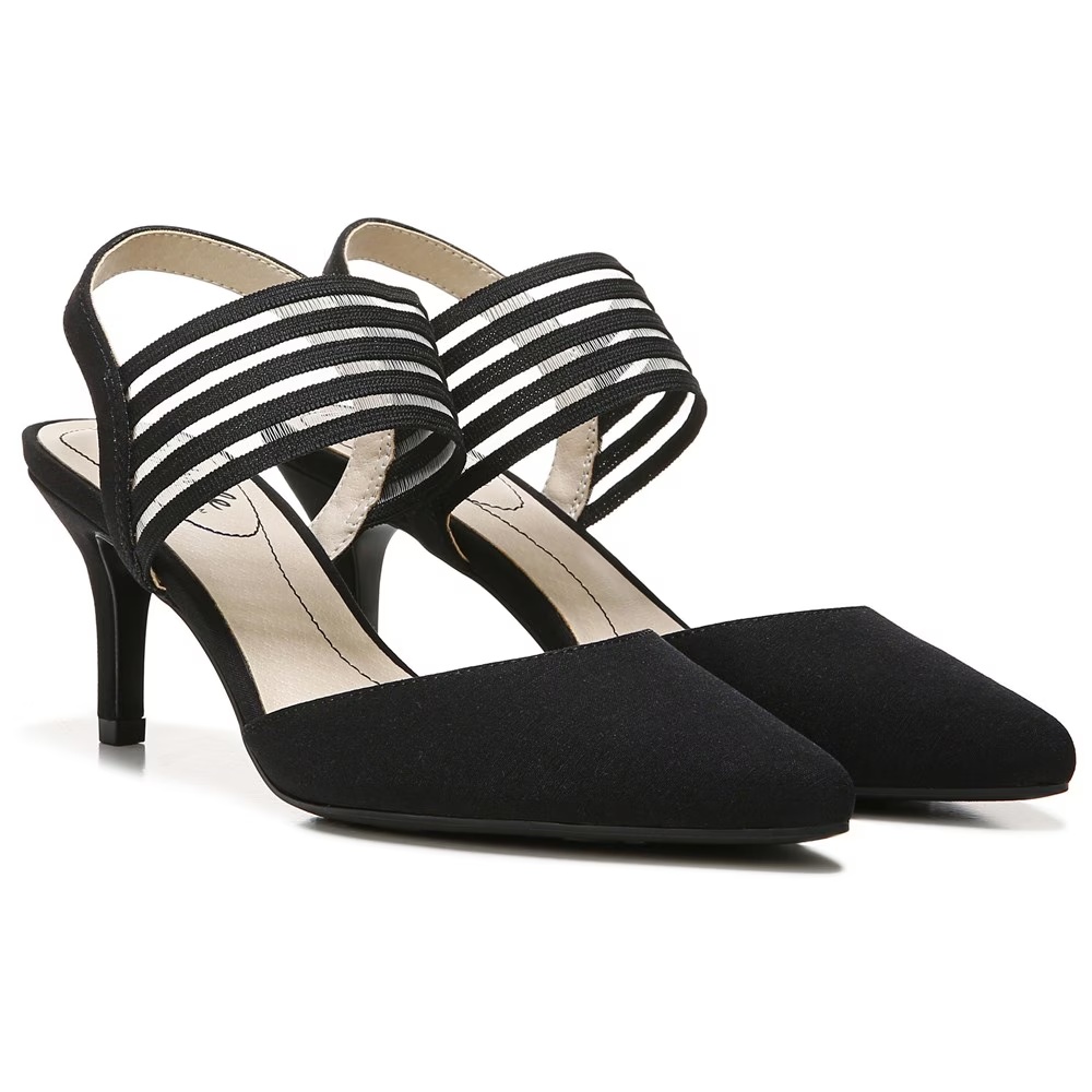 Туфли на каблуке Lifestride Sanya, black fabric