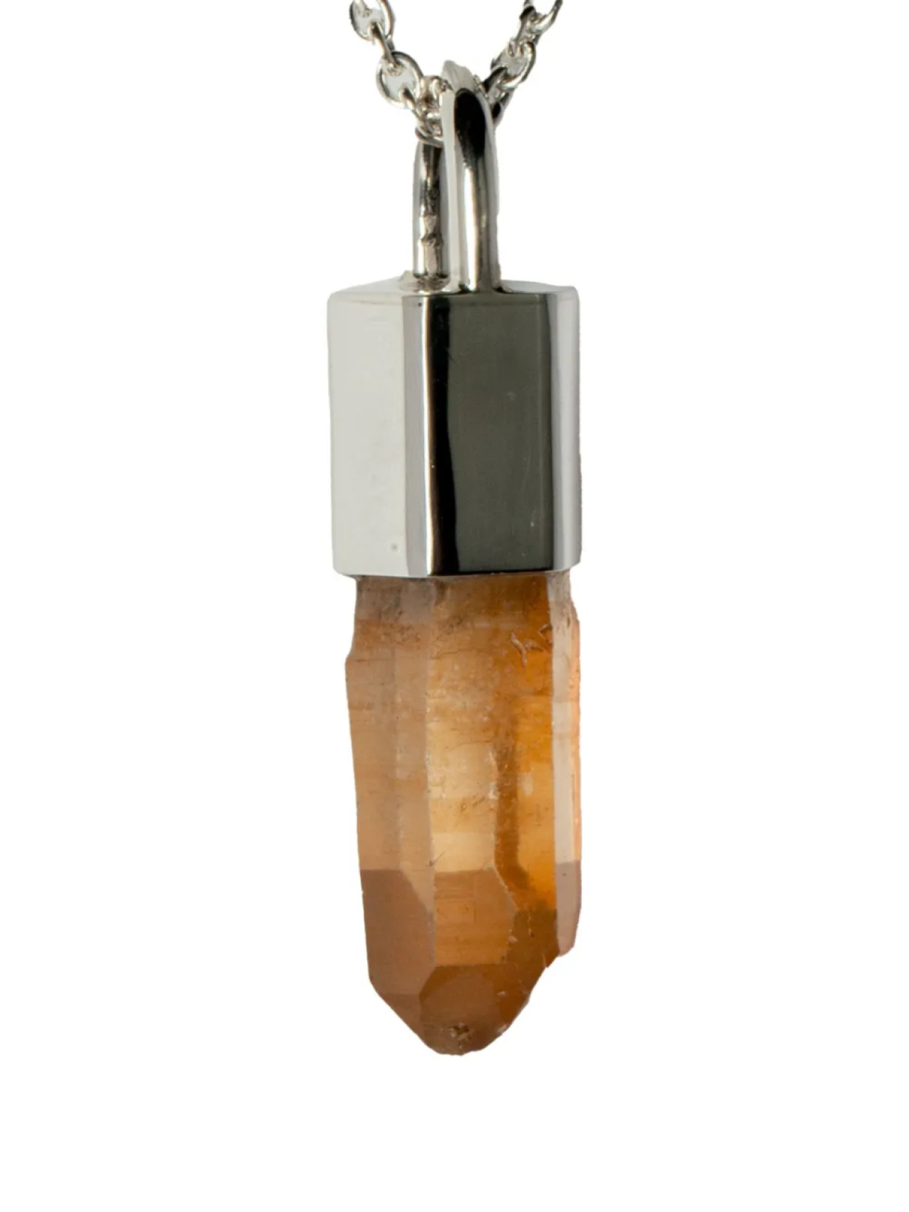 

Ожерелье Parts of Four sterling silver Talisman quartz necklace, серебряный