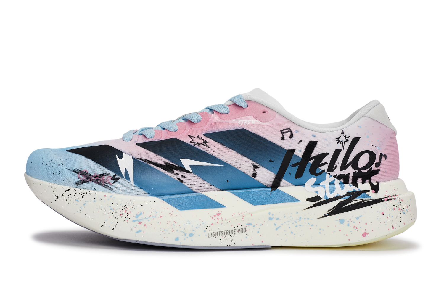 

Adidas Adizero Evo SL устойчивые к истиранию низкие кроссовки для бега unisex pink