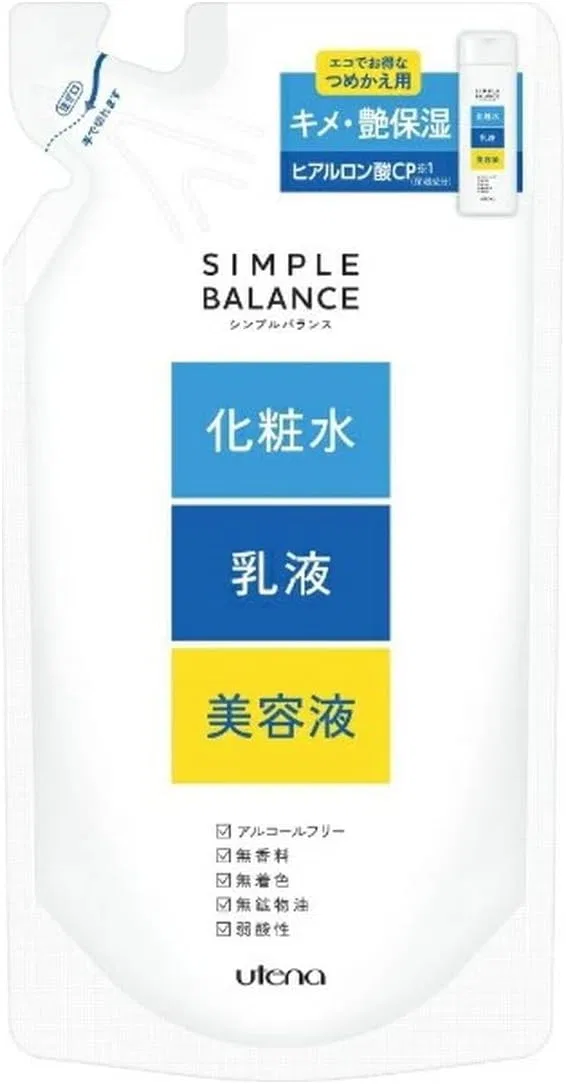 Солнцезащитный лосьон Utena Simple Balance Moisture Lotion UV Refill, 200 мл