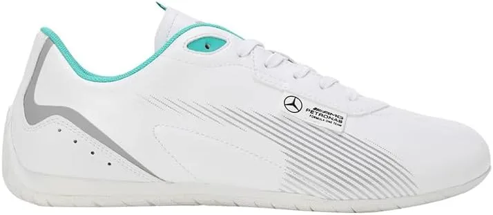 Кроссовки PUMA Unisex Mapf1 Neo Cat 2.0, белый/зеленый — фото 3