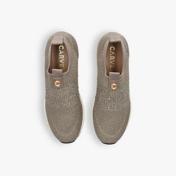 Кроссовки janeiro 2 с низким берцем, украшенные кристаллами Carvela, цвет bronze — фото 2