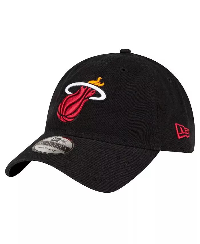 

Мужская черная регулируемая кепка Miami Heat Team 2.0 9TWENTY New Era