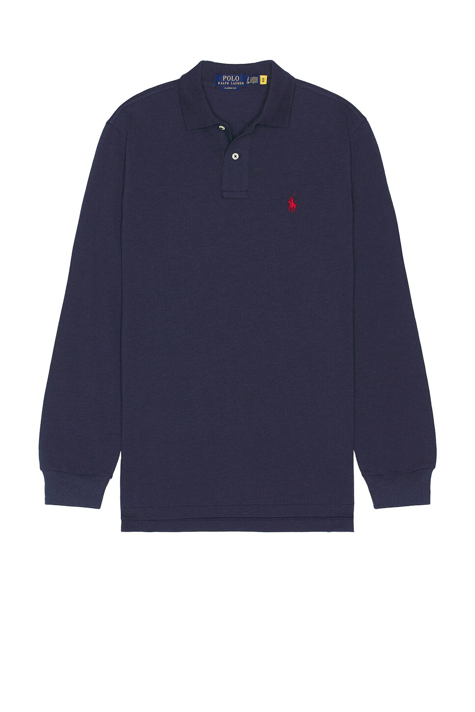 

Классическая рубашка-поло с длинным рукавом Polo Ralph Lauren, цвет Spring Navy Heather