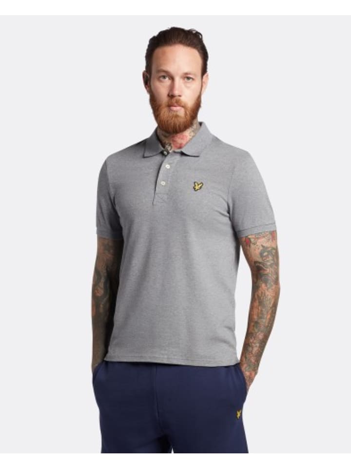 

Футболка поло Lyle & Scott, серый