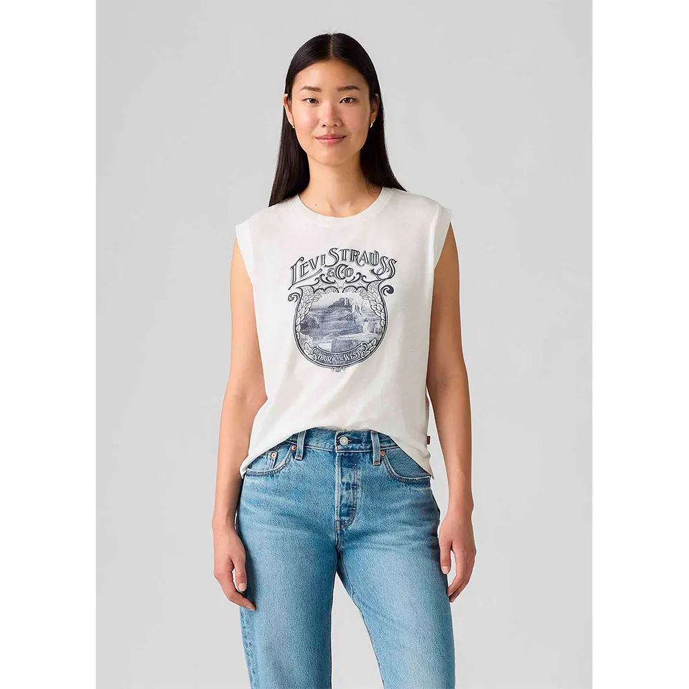 

Футболка без рукавов Levi's Gr Boxy, белый