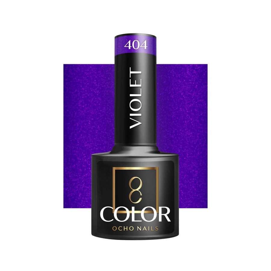 

OCHO NAILS Гибридный лак для ногтей фиолетовый 404 -5 г Active Shop