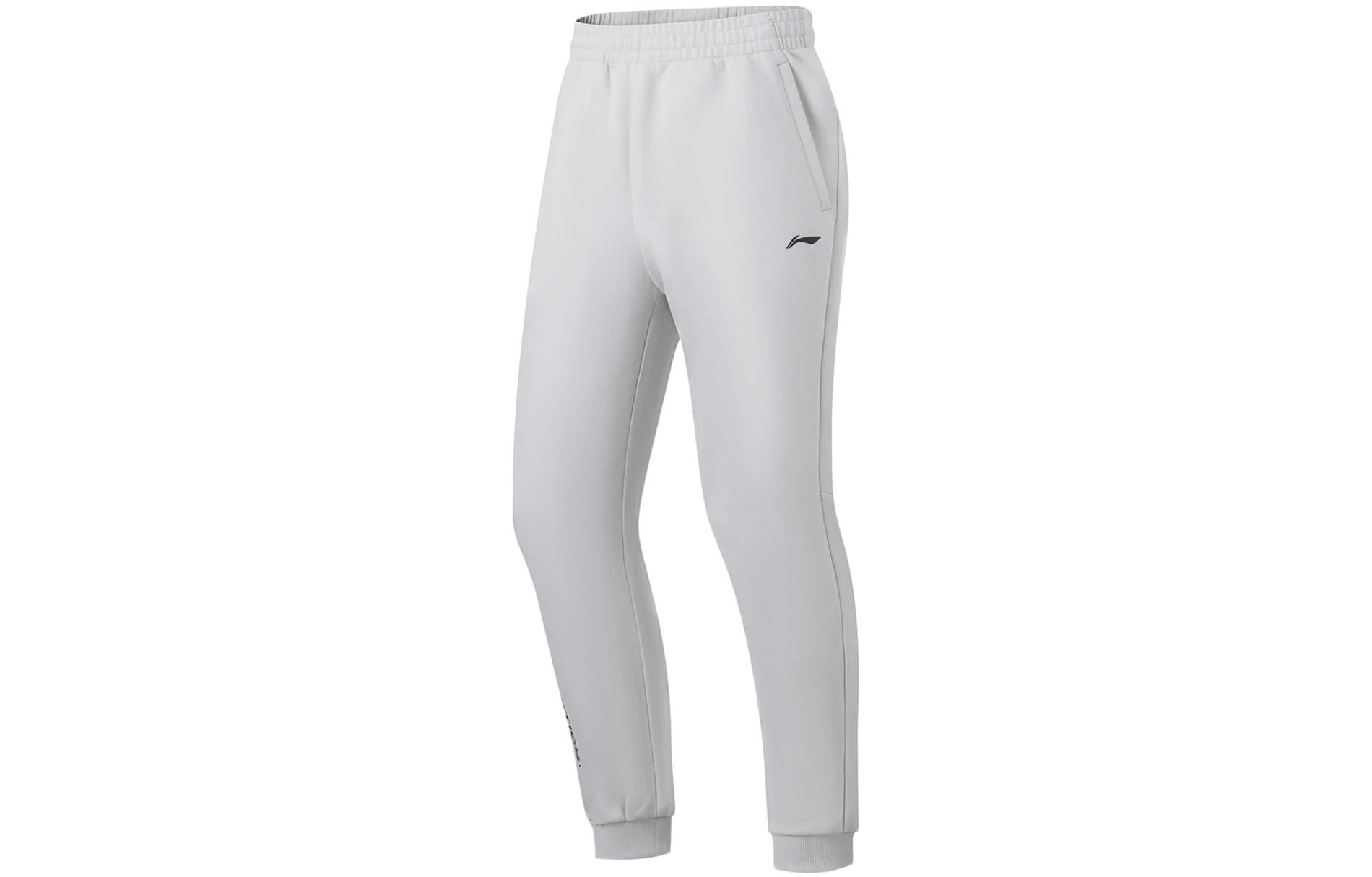

Фитнес серия вязаные спортивные штаны мужские LINING, серый