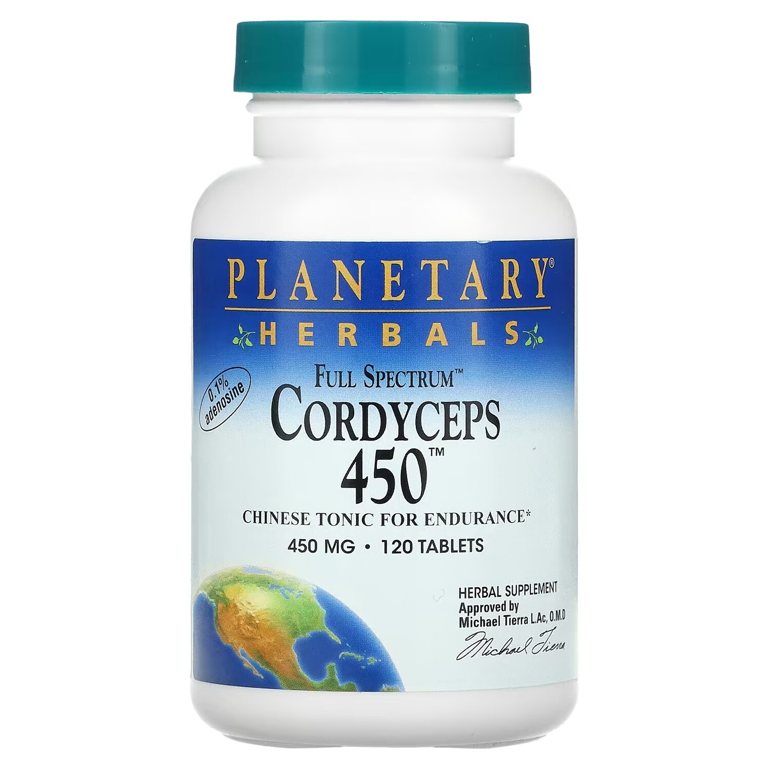 

Planetary Herbals Кордицепс полного спектра 450 120 таблеток