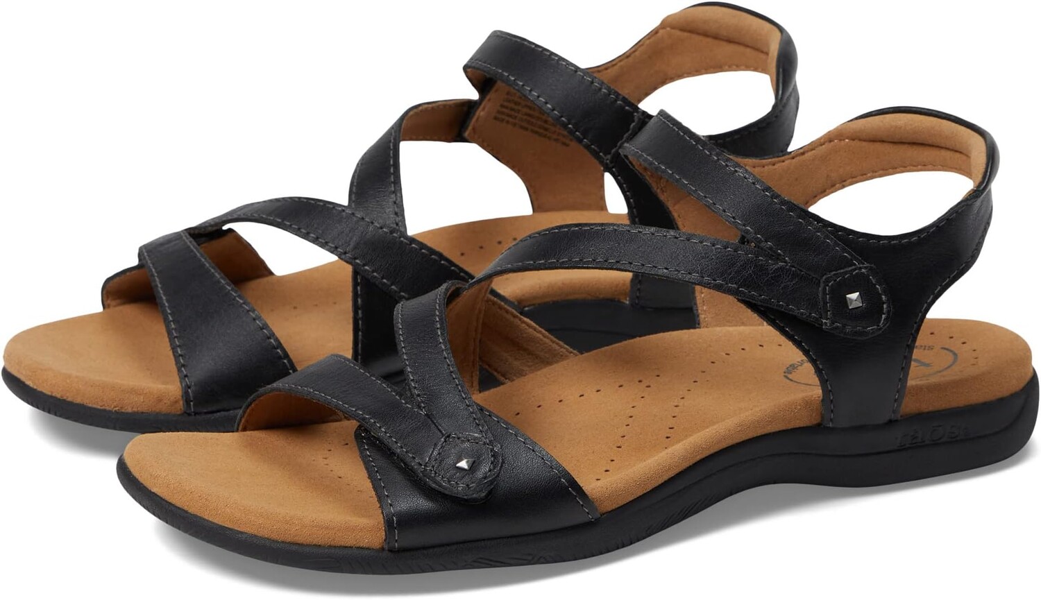 Сандалии на плоской подошве Big Time Taos Footwear, черный