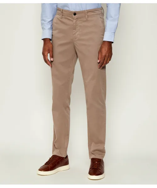

Брюки чинос Tapered fit Boss Orange, бежевый