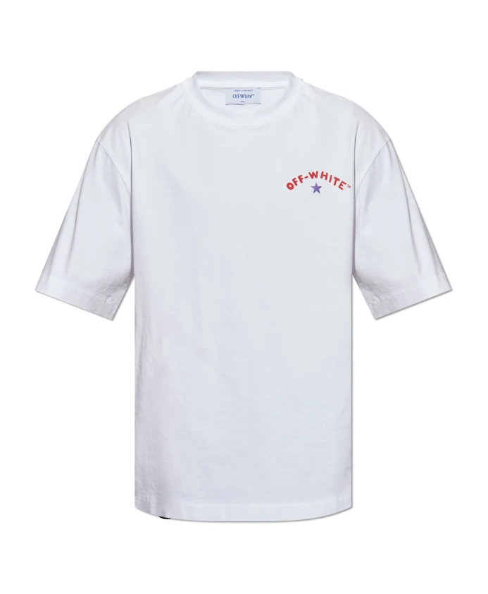 

Футболка с логотипом Off White, белый