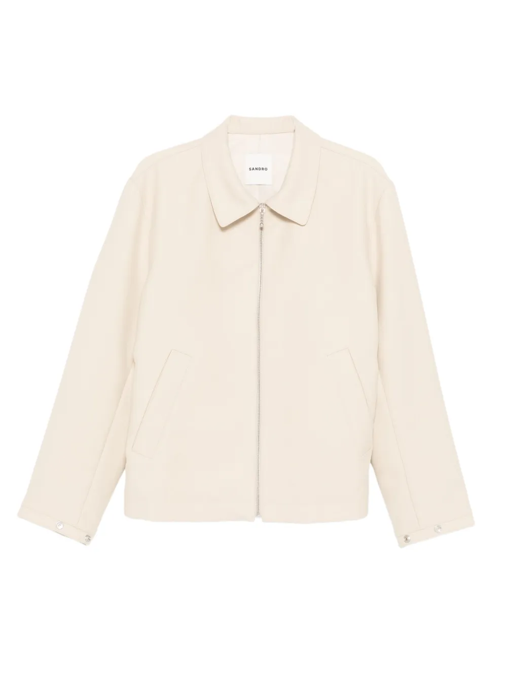 

Куртка с карманом на молнии Sandro, бежевый