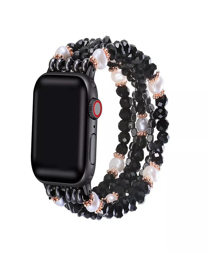 

Деми-браслет с бусинами для Apple Watch 40,41,42 мм Posh Tech, черный