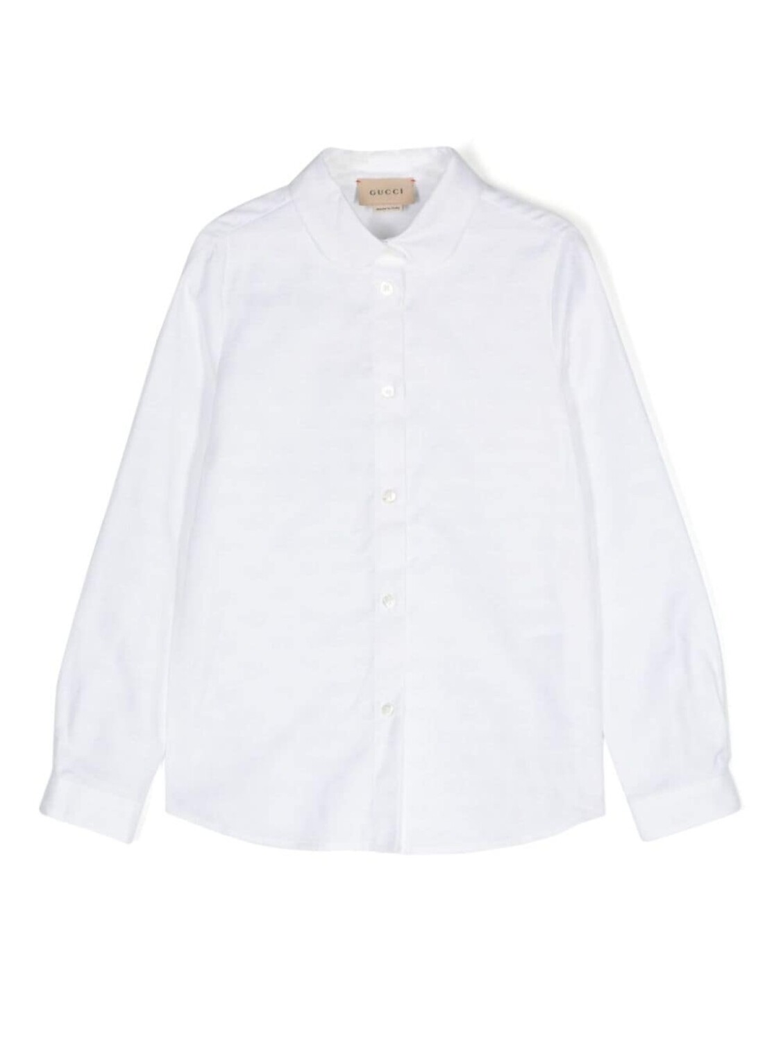 

Gucci Kids рубашка из хлопка GG, белый