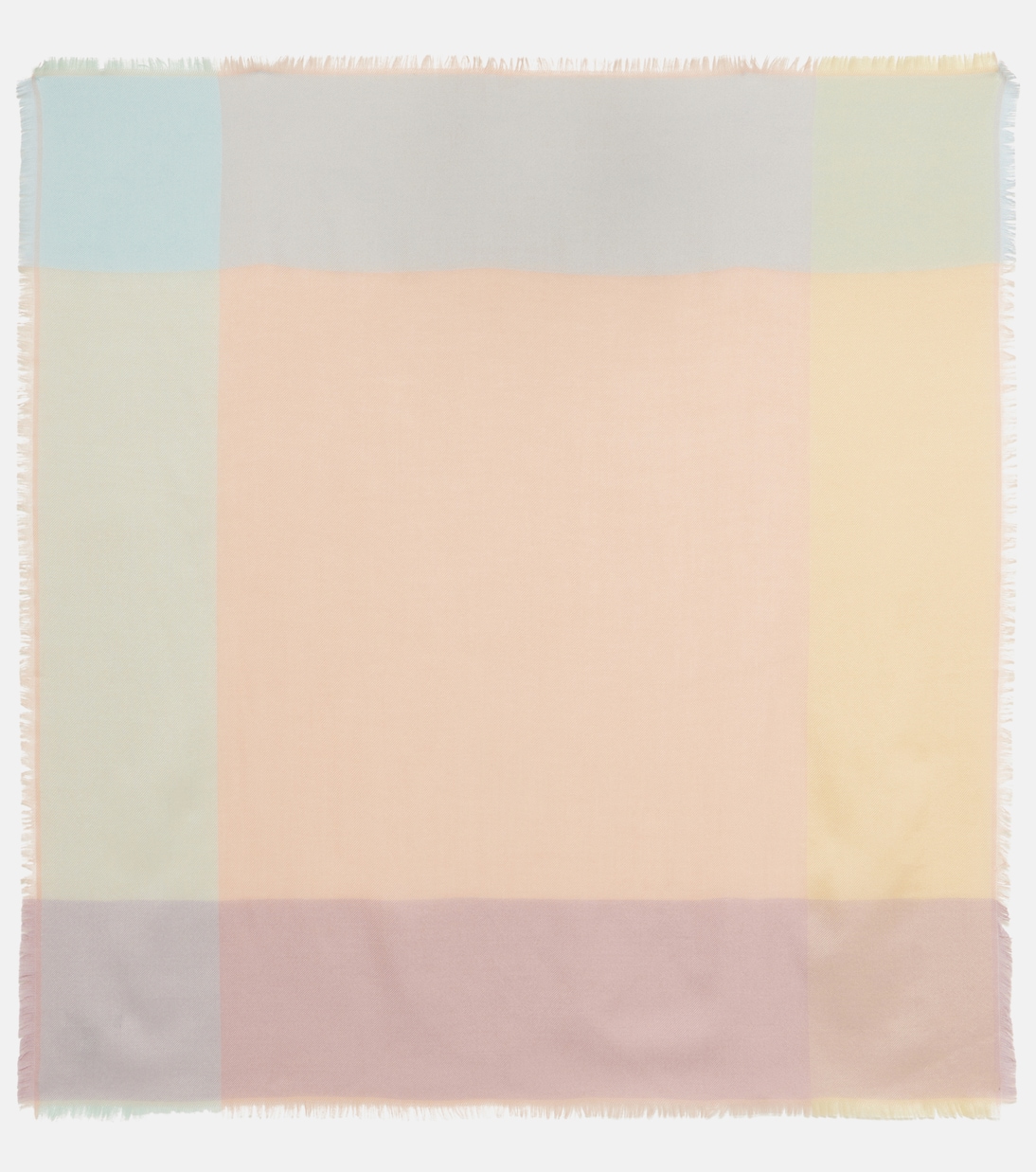 

Шарф из кашемира и шелка Quadrilatero del Silenzio Loro Piana, Plum Flower/Pastel Ribbons