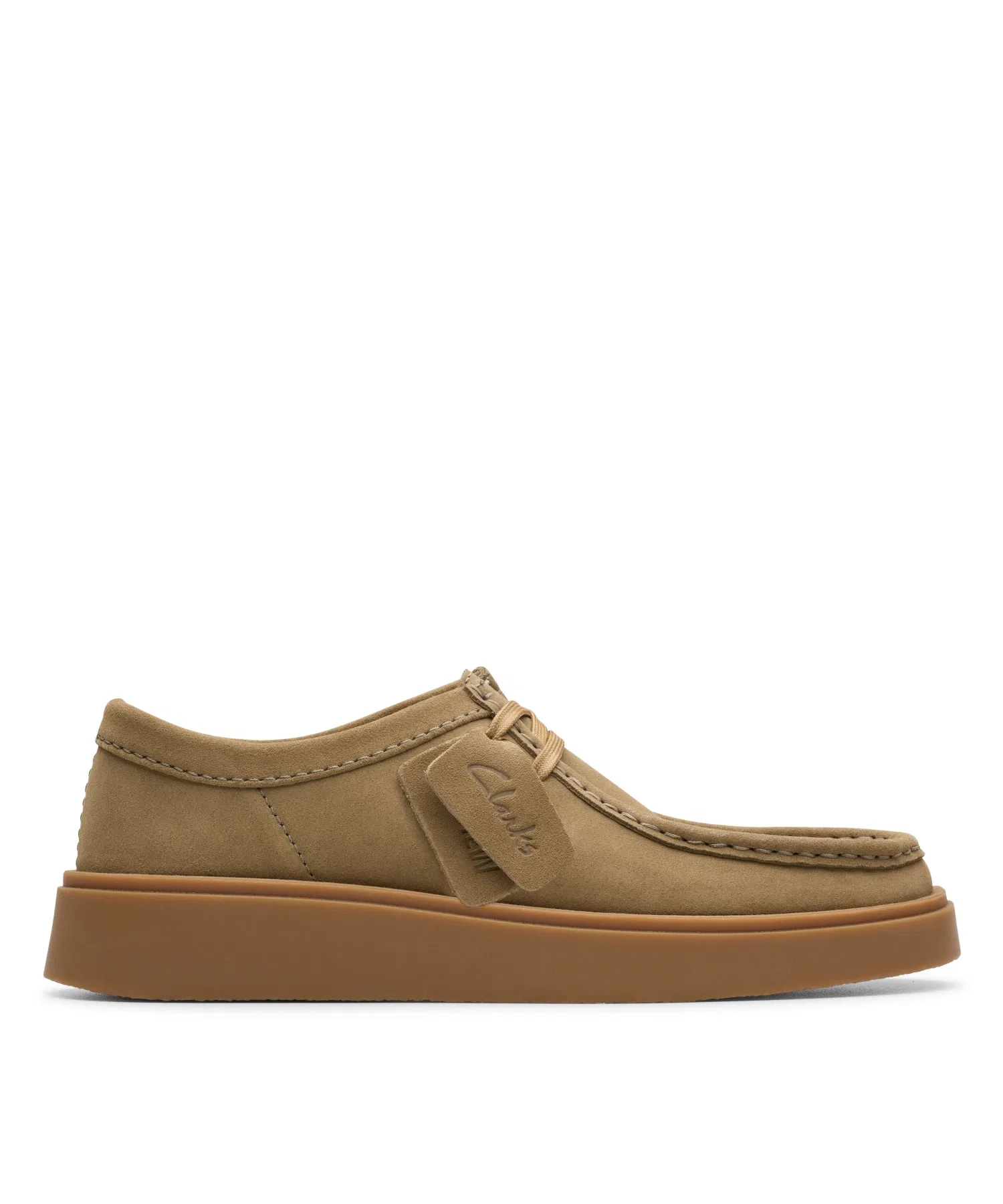 Мужские мокасины Clarks Torview из замши коричневые