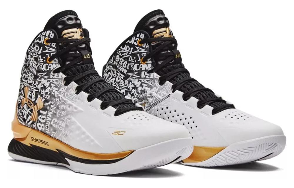 Curry 1 'Unanimous' Under Armour, белый/черный — фото 4