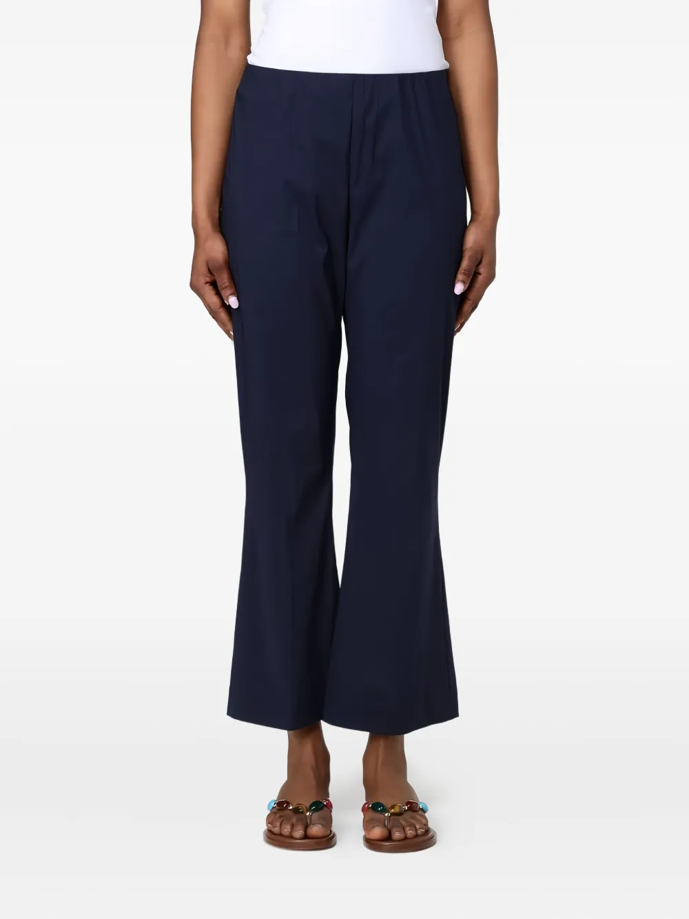 

Брюки из хлопкового бленда Liviana Conti, синий